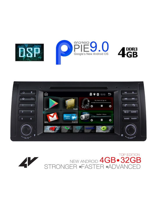 Lenovo Car-Audiosystem für BMW X5 (E53) / X5 / Serie 5 7 (Bluetooth/USB/AUX/WiFi/GPS) mit Touchscreen 7" IQ-AN 9785_GPS