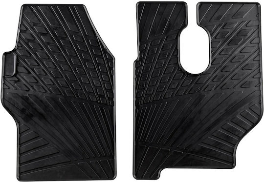 Gledring Front Mats 2pcs for Mercedes-Benz Actros 2003-2011 Black