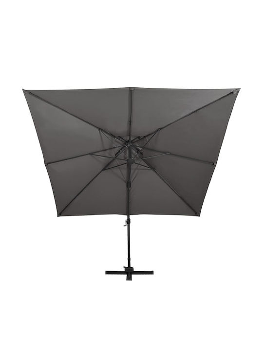 Umbrelă Profesională Suspendată Rotundă Din Aluminiu Antracit Φ3m
