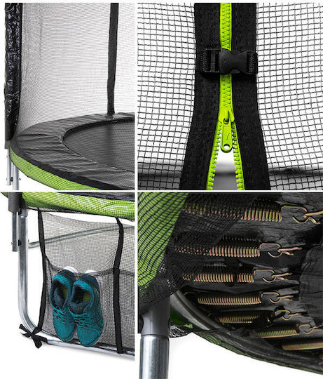 Zipro Jump Pro Trampolin Für Draußen Mit Durchmesser 435cm Und Netz & Leiter
