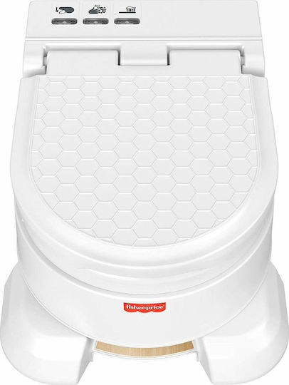 Fisher Price Töpfchen Schüssel Potty mit Geräuschen & Deckel Weiß