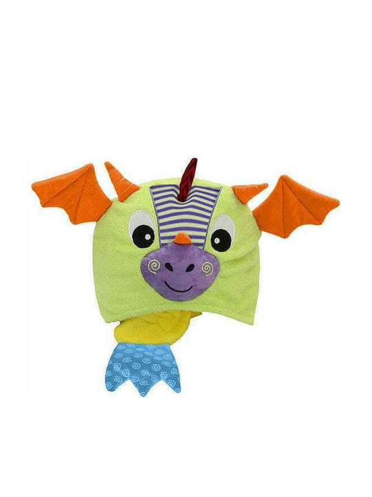 Zoocchini Βρεφική Κάπα-Μπουρνούζι με Κουκούλα Drool The Dragon Κίτρινη 127x55εκ.