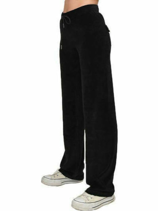 Sweatpants Velvet Black