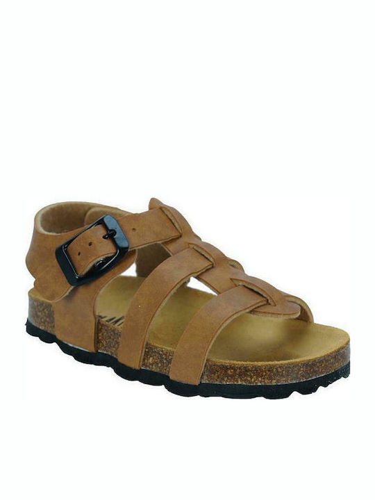 Plakton Kinder Sandalen Tabac Braun