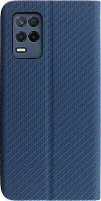 Idol 1991 Elite Anti-RFID Synthetic Leather Book Blue (Realme 8 5G)