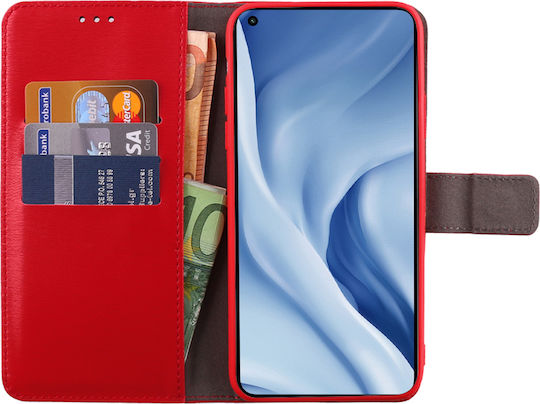 Volte-Tel Allure Magnet Wallet Piele artificială Roșu (Xiaomi Mi 11)