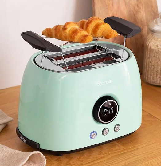 Cecotec ClassicToast 8000 Double Φρυγανιέρα 2 Θέσεων 800W Μπλε
