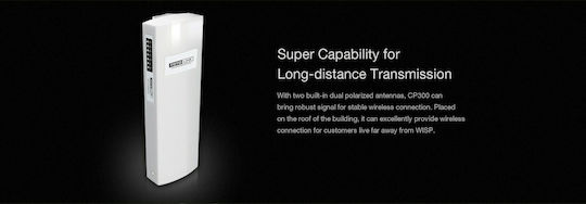 TotoLink CP300 Access Point Wi‑Fi 4 Single Band (2.4GHz) για Εξωτερική Τοποθέτηση