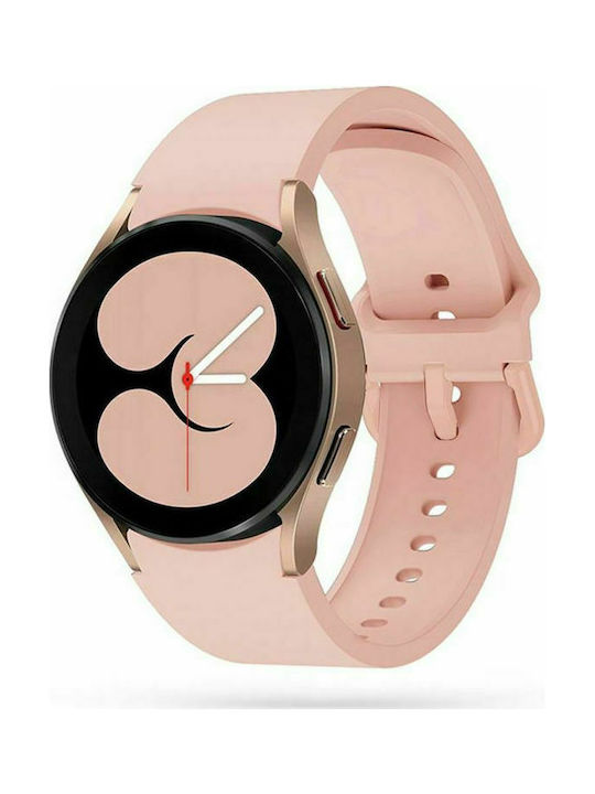 Tech-Protect IconBand Armband Silikon Pink Sand (Galaxy Watch4/5/6/7/FE/4 Classic/6 Classic/5 Pro)