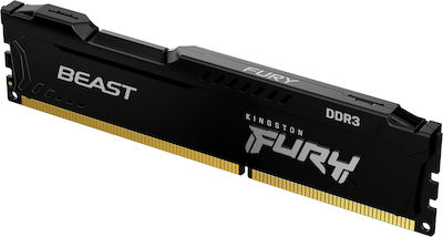 Kingston Fury Beast 4GB DDR3 RAM με Ταχύτητα 1600 για Desktop