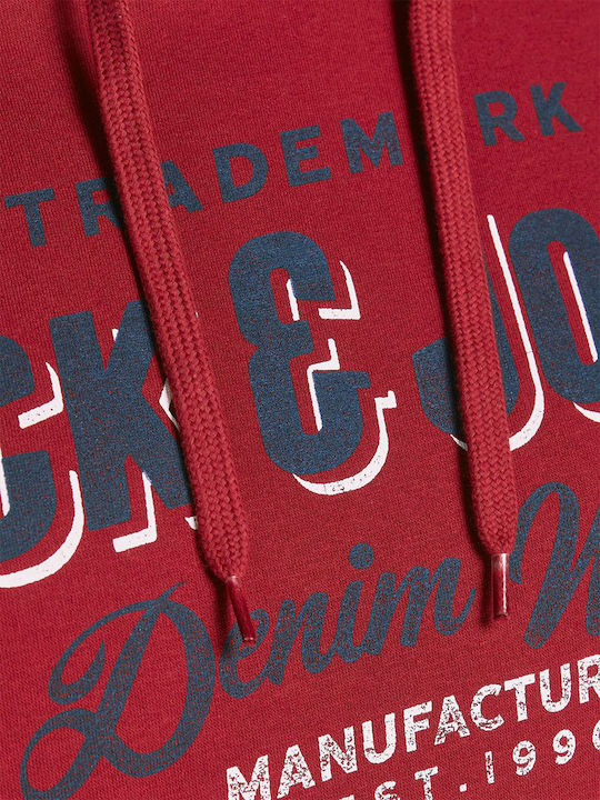 Sweatshirt mit Kapuze Rot