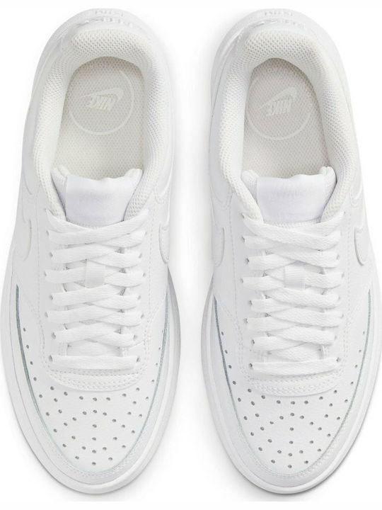 Court Vision Alta Flatforms Sneakers White