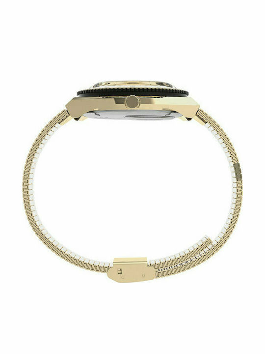 Timex Reissue Womens Watch 36mm Battery with Gold Stainless Steel Bracelet