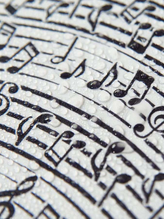 Eco Chic Music Textilă Geantă de Cumpărături în culoarea Alb