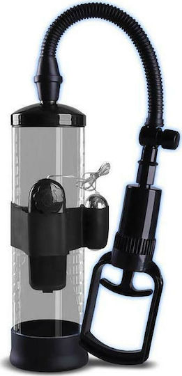 IntoYou Boost Pumps Manual Penis Pump With Vibration Attachment Psx06 Τρόμπα Πέους Διάφανη