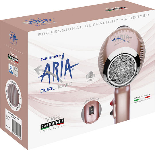 GammaPiu Aria Dual Ionic Πιστολάκι Μαλλιών 2200W Gold Rose