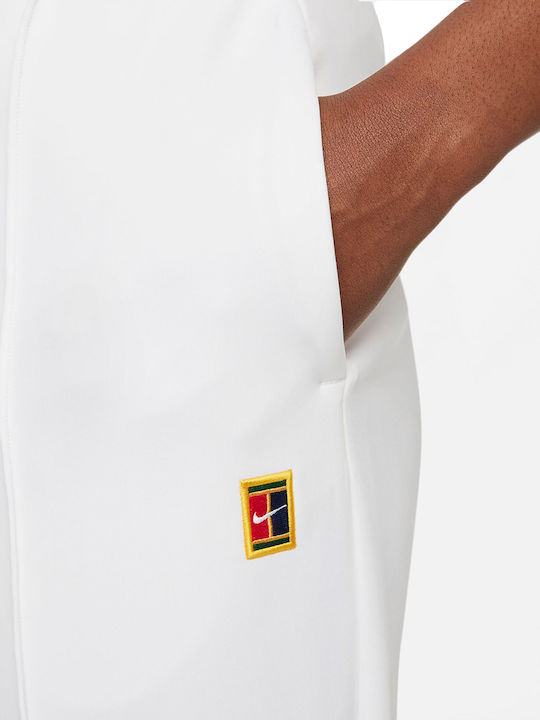Court Dri-FIT Hohe Taille Jogginghose mit Gummizug Weiß