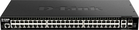 D-Link DGS-1520-52 v1 Verwaltet L3 Switch mit 48 Ports Gigabit (1Gbps) Ethernet und 2 SFP Ports