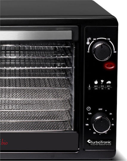 Turbotronic Food Dehydrator with 9 Shelves and Adjustable Temperature 45-80°C