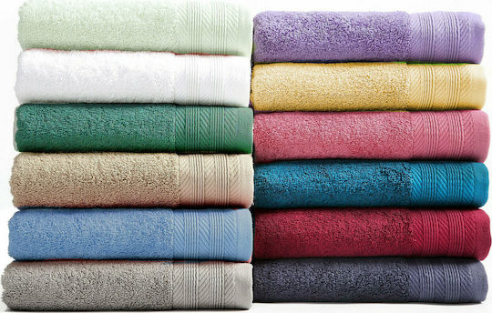 Nef-Nef Homeware Πετσέτα Προσώπου Life 50x90εκ. 1163 Pink Βάρους 550gr/m²
