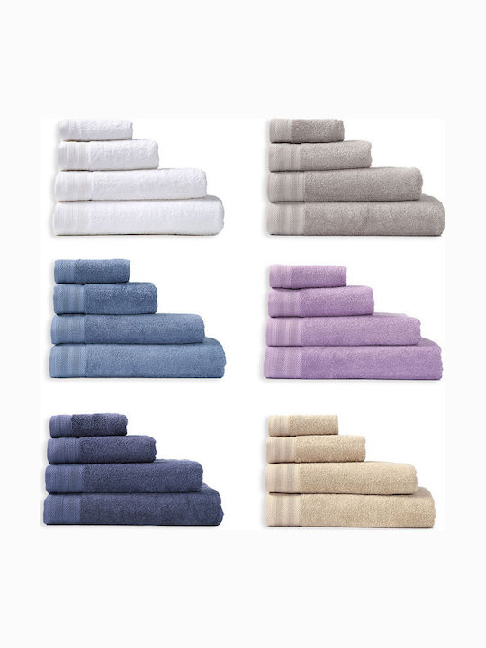 Nef-Nef Homeware Bath Towel 80x160cm. 1159 Levander Weight 550gr/m²