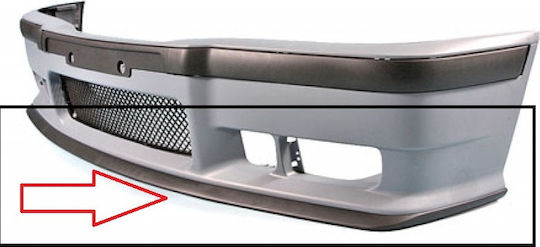Carner Spoiler Car Front Compatible with BMW E36 1990-1999 One piece of Plastic Abs