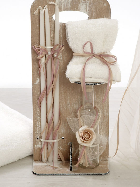 Bellissimo Monogram Taufset mit Blumen Thema