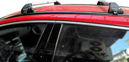 Nordrive Aluminum Car Roof Bars for Volvo V60 2010+ for Cars with Factory Bars Set with Roof Rack Legs MP.VV60.02