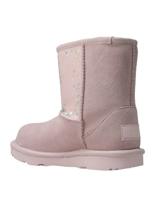 Classic II Leder Kinderstiefel Rosa