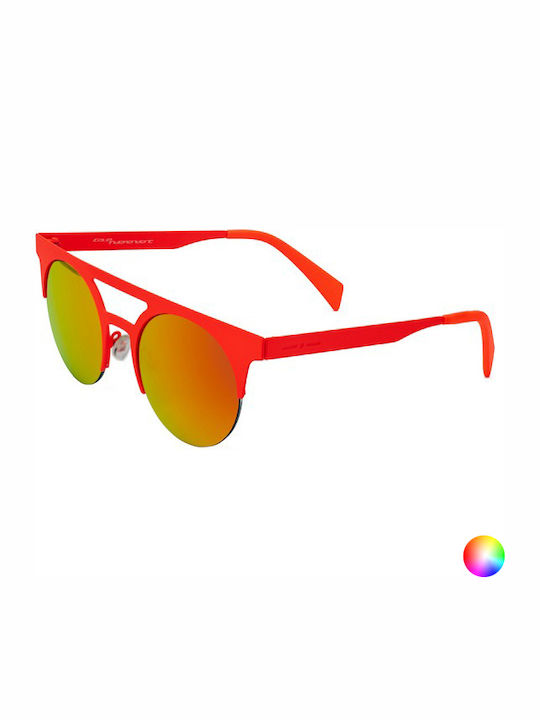 Italia Independent Sunglasses with Red Metal Frame and Red Lens 0026.055.000