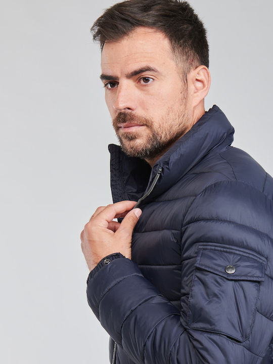 Fuji Winter Jacket Puffer Navy Blue