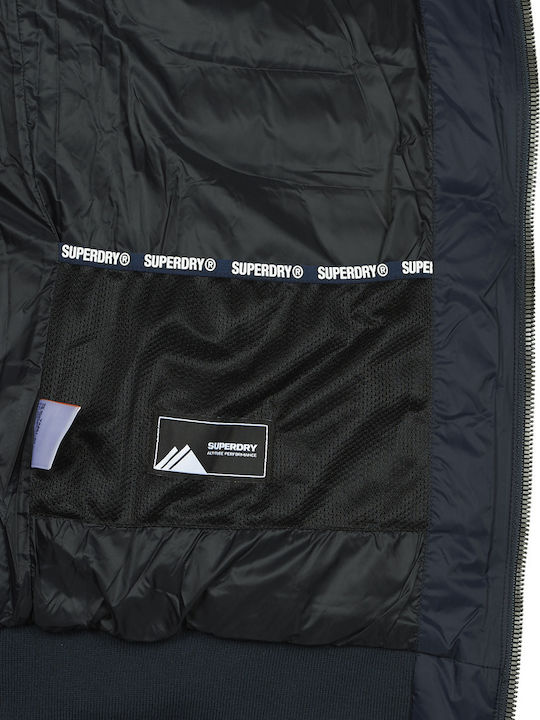 Fuji Winter Jacket Puffer Navy Blue