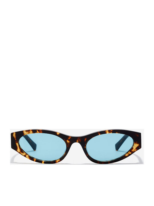 Hawkers Cindy Sunglasses with Carey Blue Tartaruga Plastic Frame and Blue Lens HCIN21CLX0