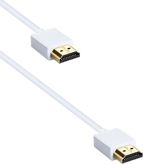 DeTech HDMI 1.3 Kabel HDMI-Stecker - HDMI-Stecker 1.5m Weiß