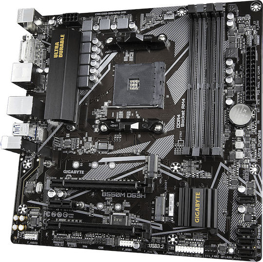 Gigabyte B550M DS3H rev. 1.x Mainboard Micro ATX mit AMD AM4 Sockel
