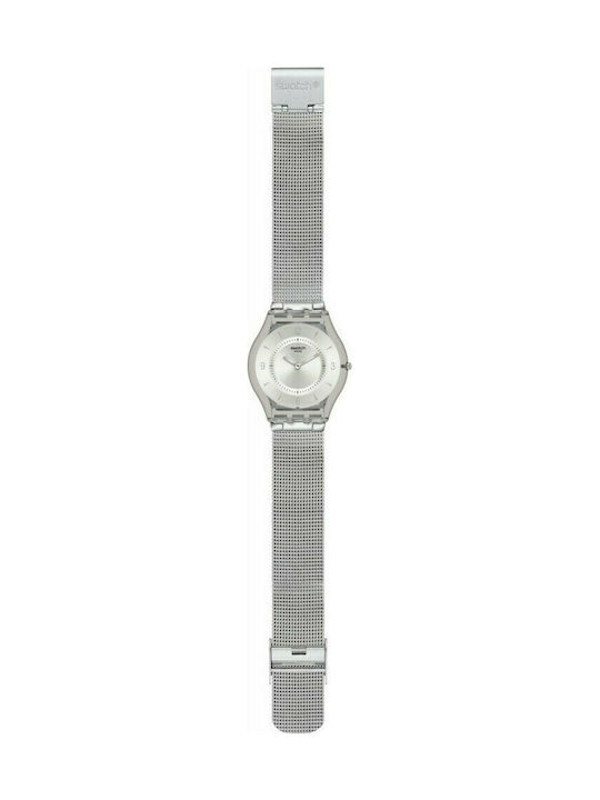 Swatch Knit Metal Bracelet Silver 16.5mm