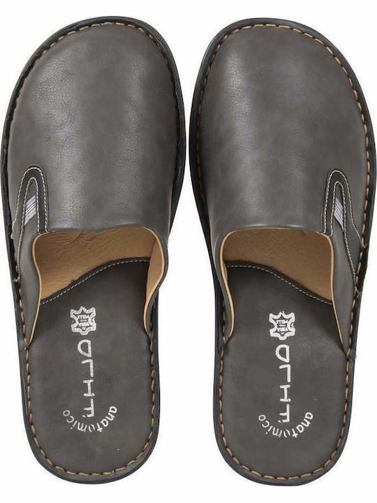 Fild Anatomic Dias 13 Men's Leather Slippers Gray