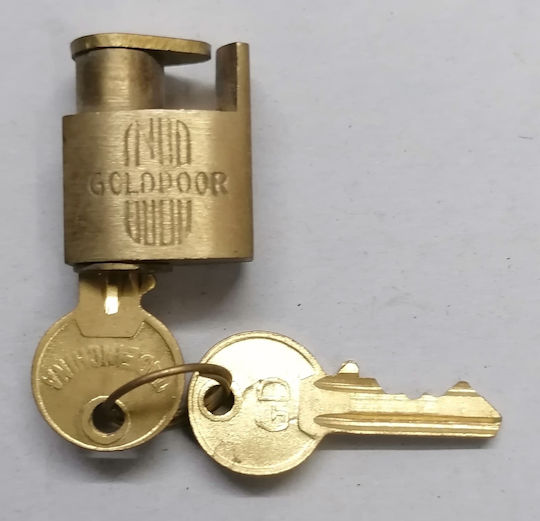 Golddoor Λουκέτο Δίσκος με Κλειδί