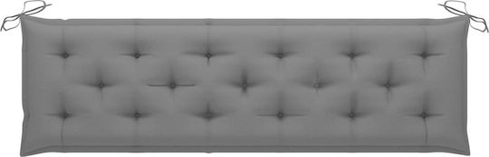 vidaXL Възглавница за Градинска Люлка Сив 180x50см. 315029