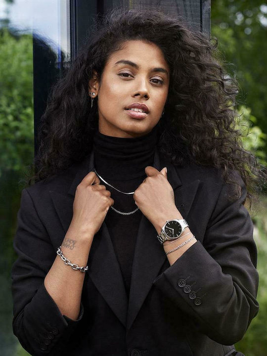 Cluse Feroce Women's Watch with Silver Metal Bracelet