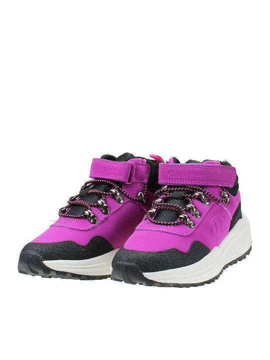 Climb Kinder Sneakers Hoch mit Klettverschluss Lila