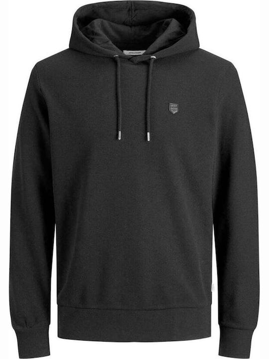 Jack & Jones Men's Sweatshirt with Hood Black