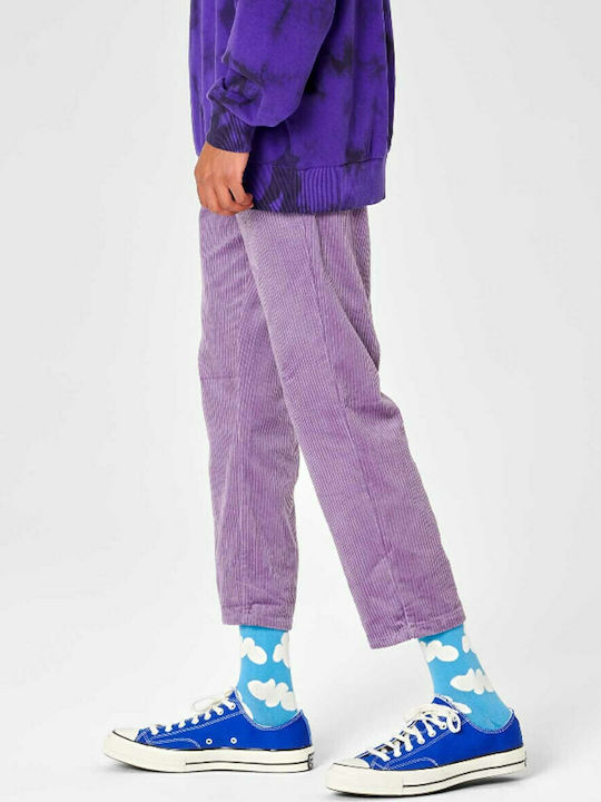 Happy Socks Cloudy Femei Șosete cu Model Colorful 1Pachet