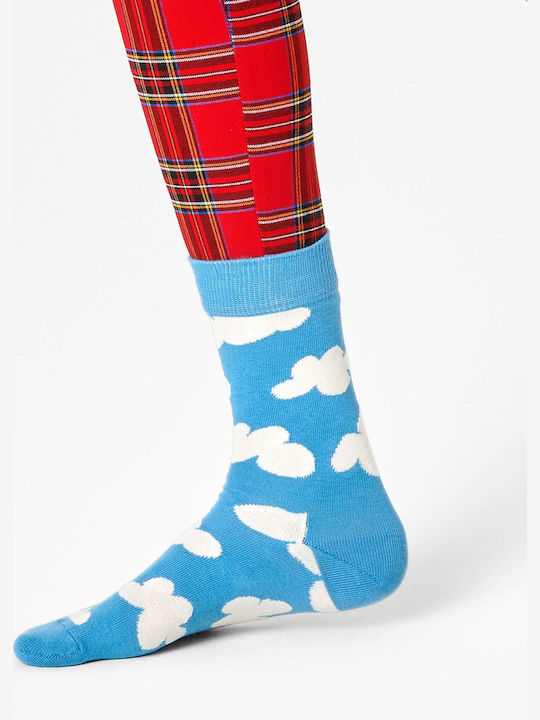 Happy Socks Cloudy Femei Șosete cu Model Colorful 1Pachet