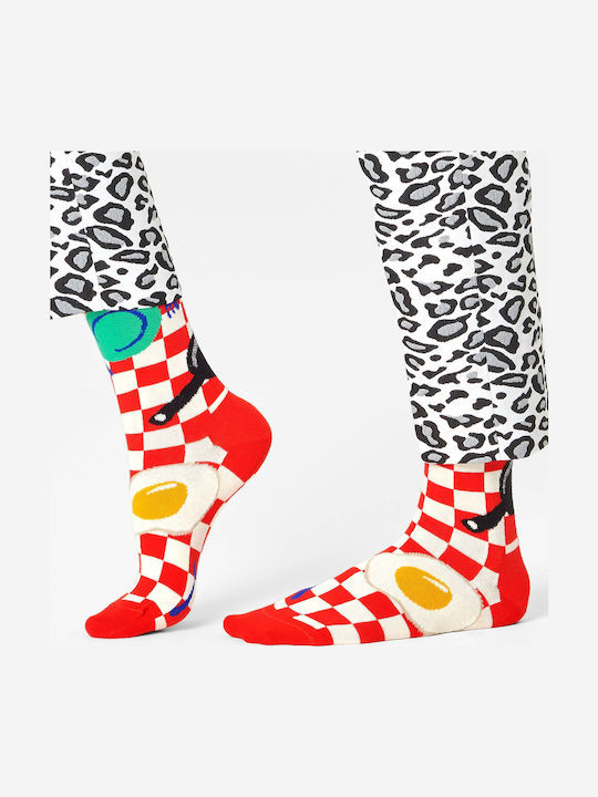 Happy Socks Early Bird Γυναικείες Κάλτσες με Σχέδια Κόκκινες Happy Socks Early Bird Γυναικείες Κάλτσες με Σχέδια Κόκκινες