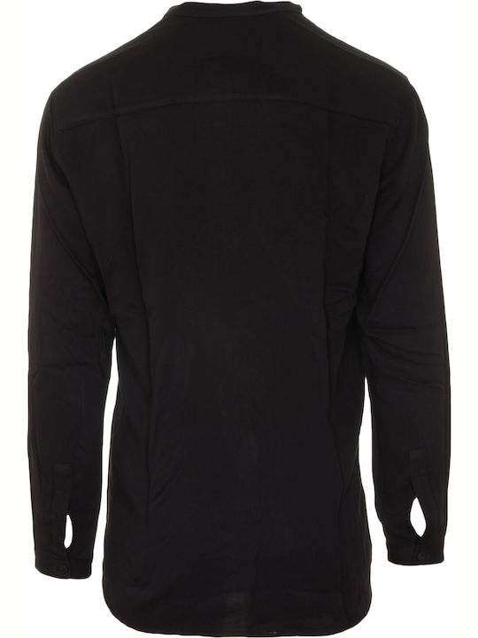 Rose & Cigar Men's Shirt Long Sleeve Black