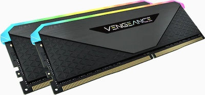 Corsair Vengeance RGB RT 64GB DDR4 RAM with 2 Modules (2x32GB) and 3600 Speed for Desktop