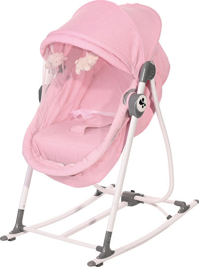 Lorelli Λίκνο Alicante Pink με Στρώμα