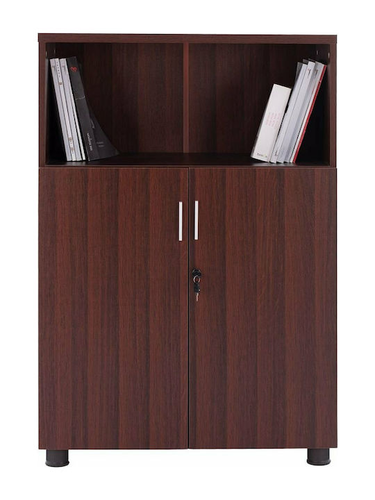 Kabinett Büro Vance mit Schloss Wenge 80x38x118.5cm