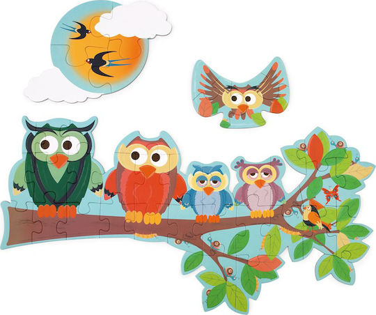 Kids Puzzle Owls 39pcs Scratch Europe